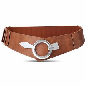 Women Wide Elastic Waist Belt Vintage Wide Stretch Waist Belt Fashion Retro😎